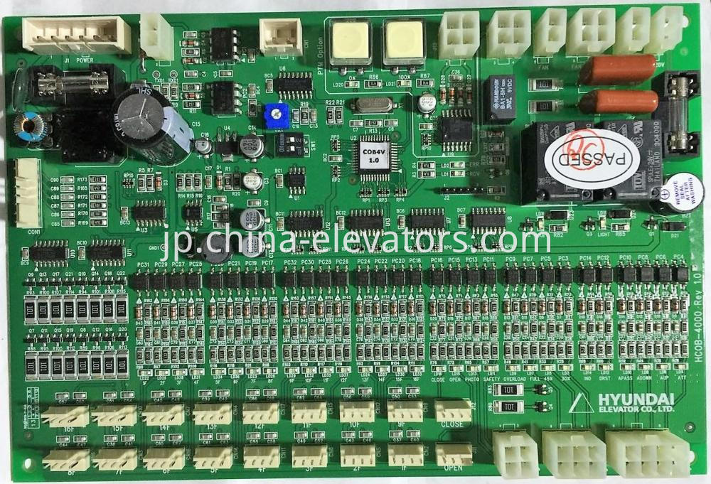 Hyundai STVF-2S Elevator PCB HCOB-4000 Rev 1.0